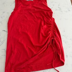 Athleta Ruched Tank Swim Rashguard